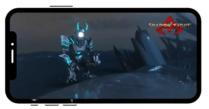 Fire God character wielding a Flame Sword with fire manipulation powers in Shadow Fight.